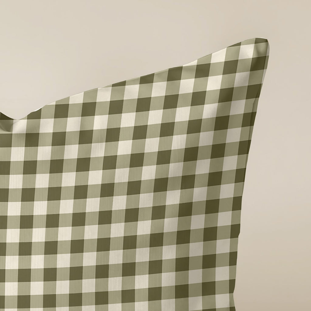 Funda de cojín 100% algodón 50x50 cm Aielo Verde