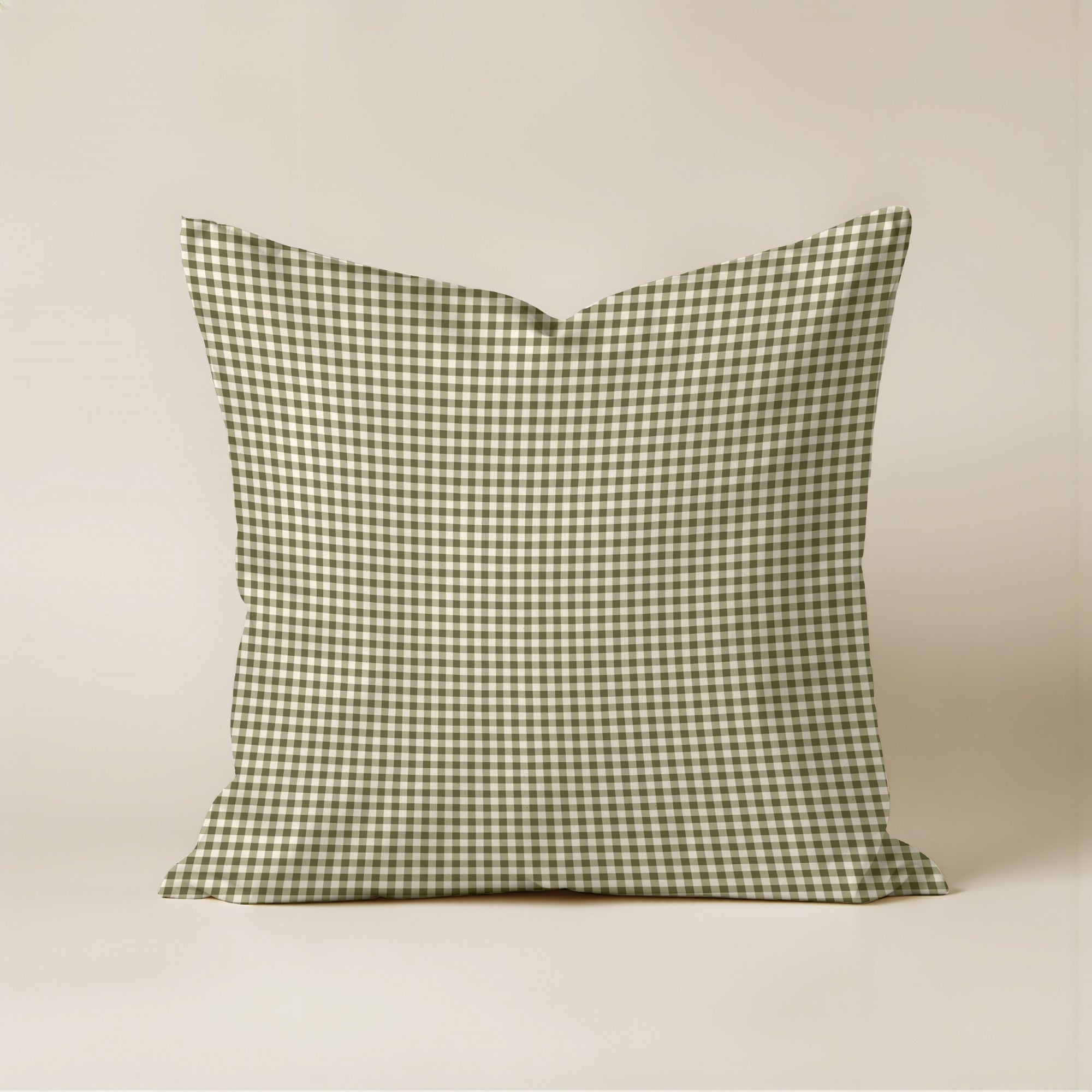 Funda de cojín 100% algodón 50x50 cm Aielo Verde Pequeño