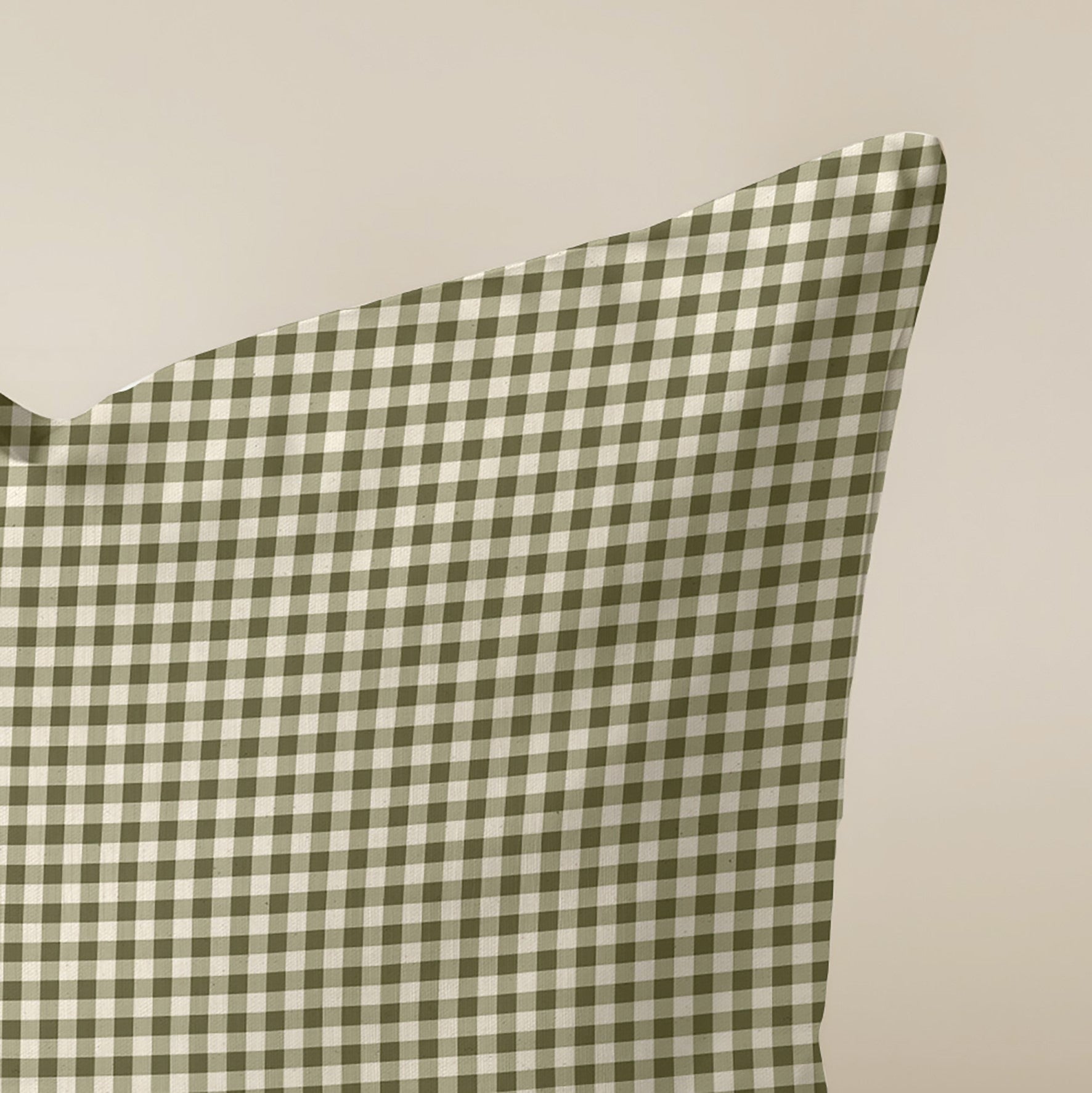 Funda de cojín 100% algodón 50x50 cm Aielo Verde Pequeño