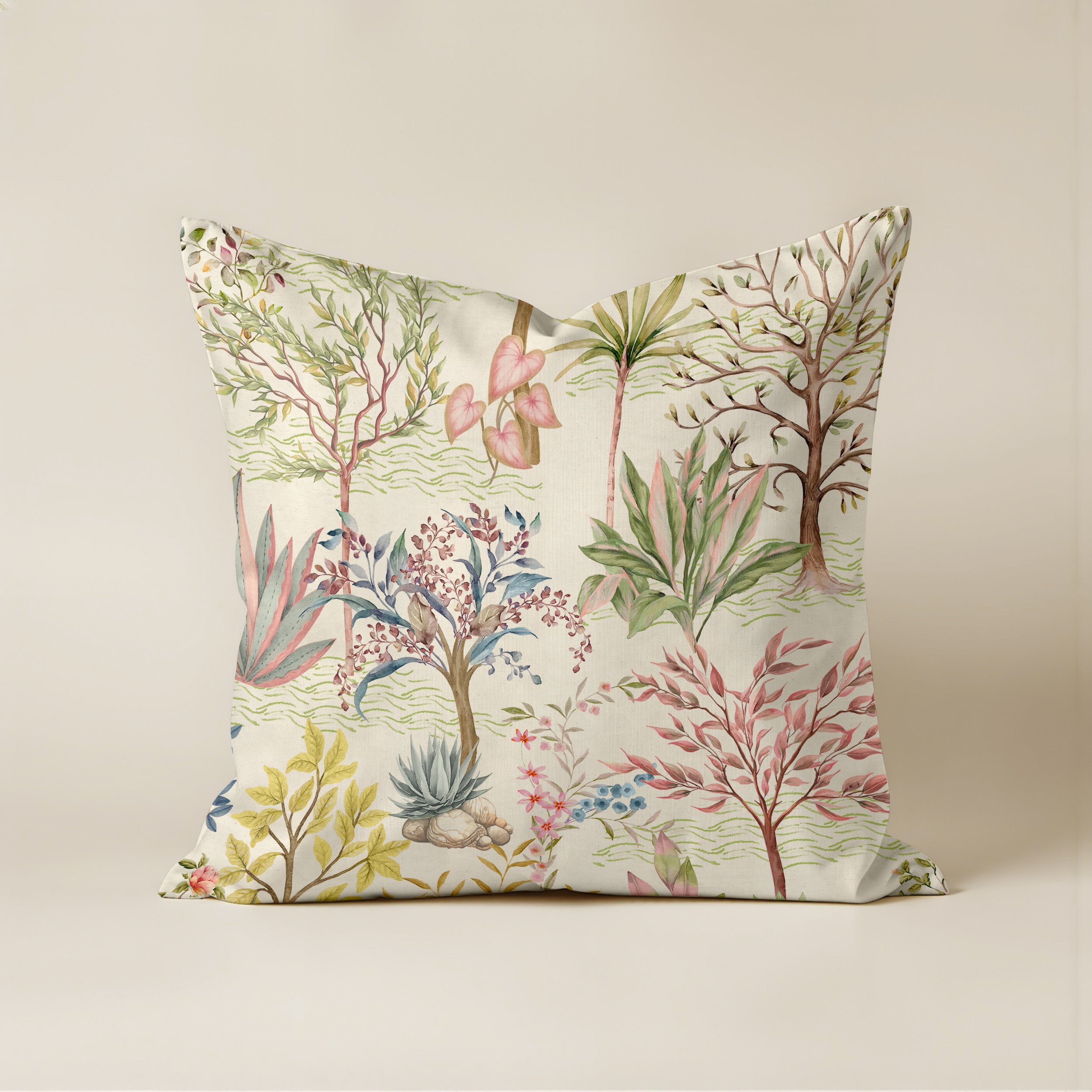 Funda de cojín 100% algodón 50x50 cm Alcudia