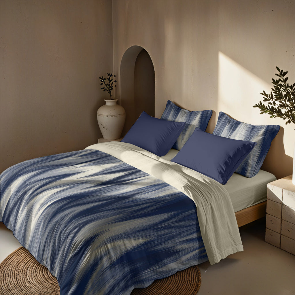 Algemesí Blue Duvet Cover 200 Threads