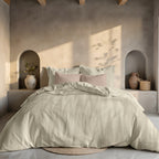 Algemesí Beige duvet cover 200 threads