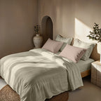 Algemesí Beige duvet cover 200 threads