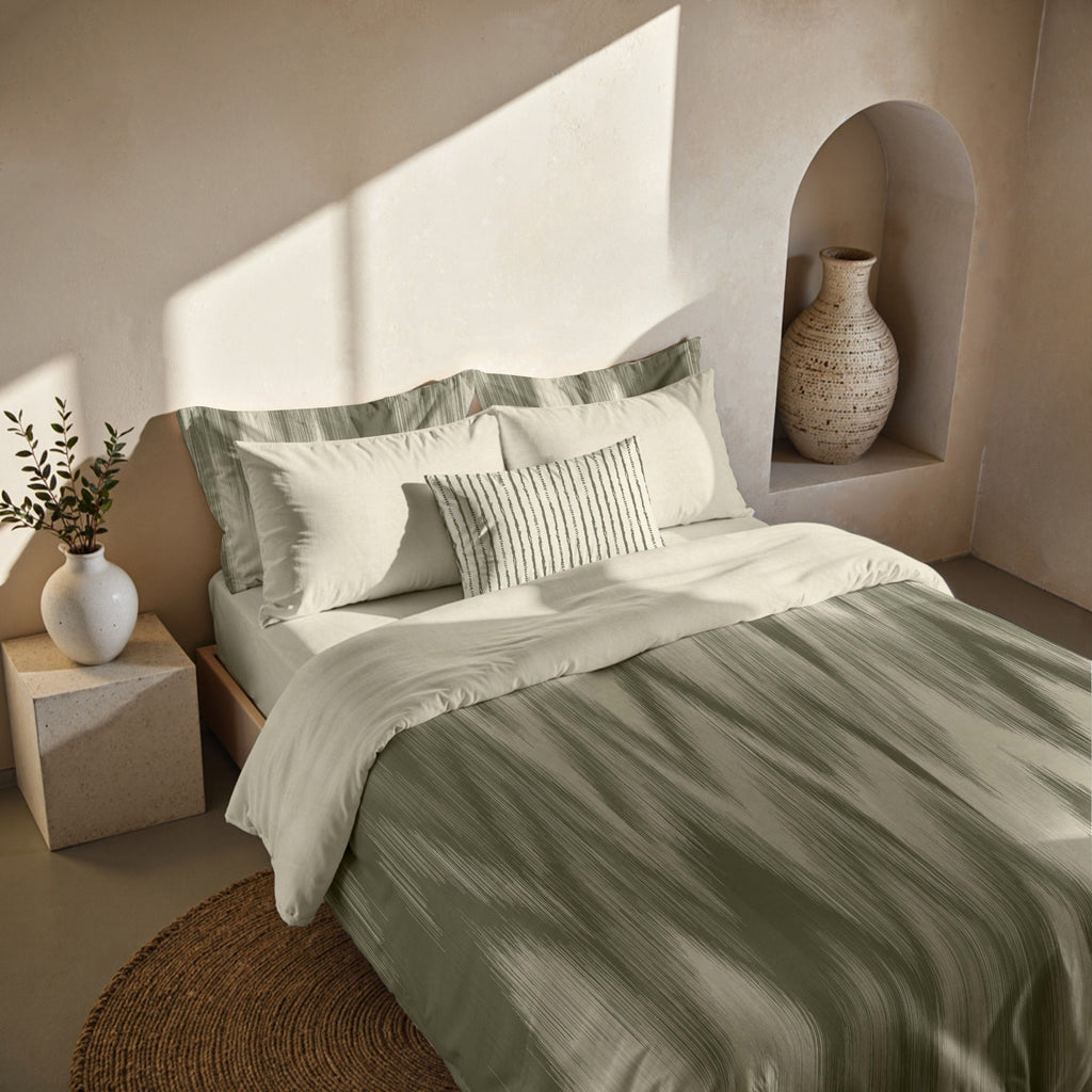 Algemesí Green Duvet Cover 200 Threads