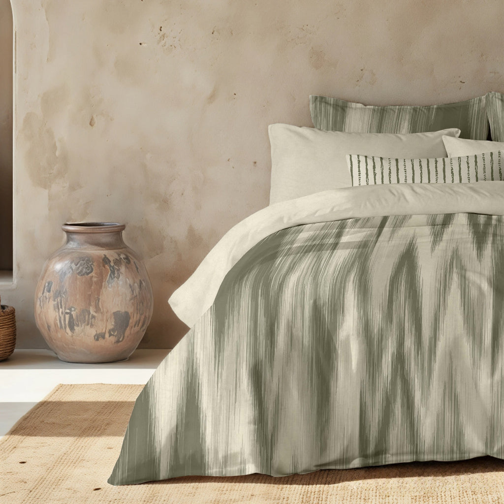 Algemesí Green Duvet Cover 200 Threads