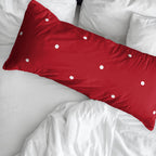 Funda de almohada Laponia 47 Rojo 100% algodón 90 (45x110 cm)