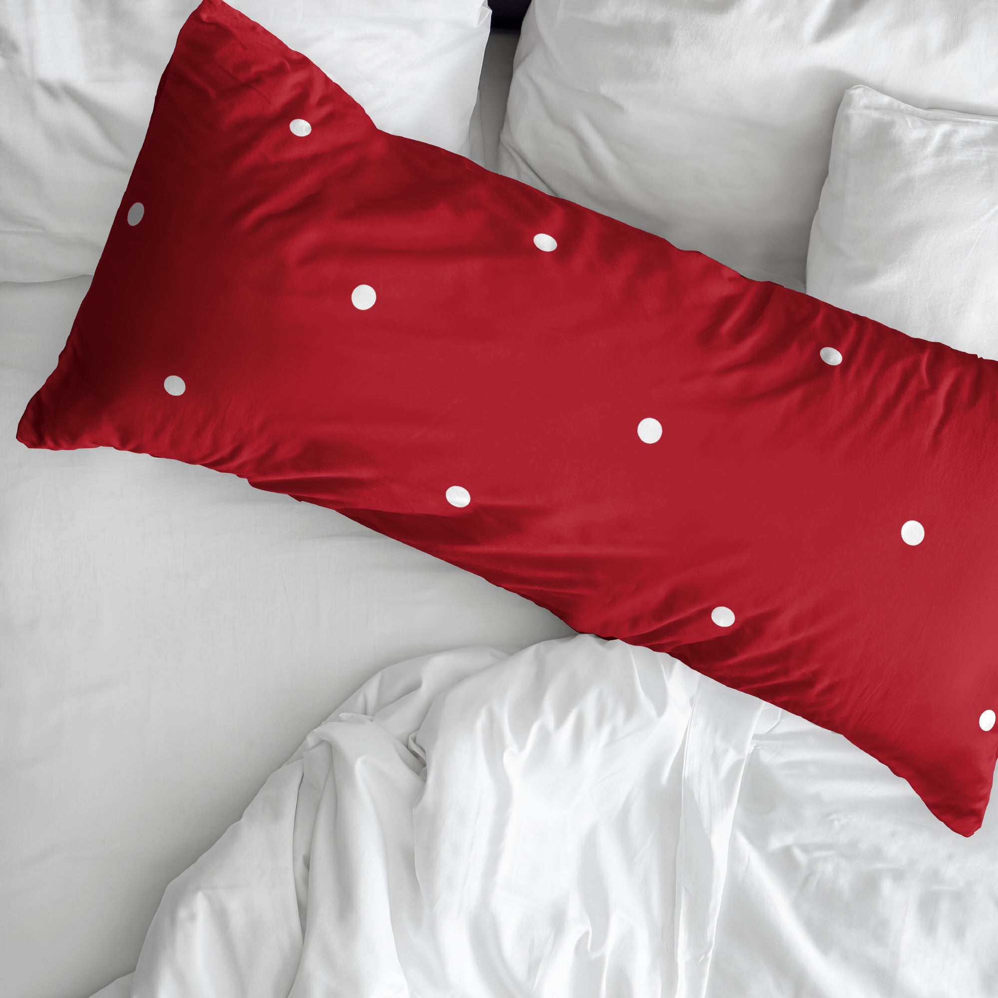 Funda de almohada Laponia 47 Rojo 100% algodón 90 (45x110 cm)
