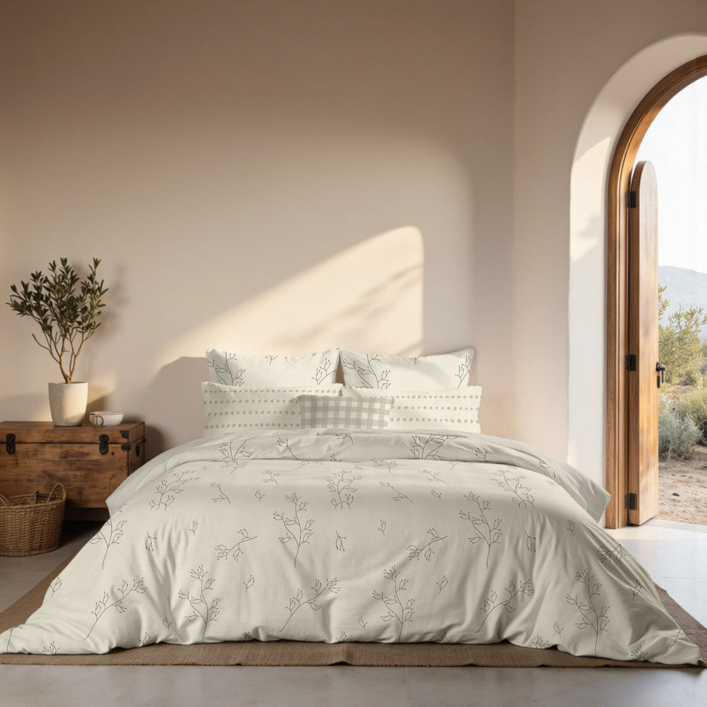 Alzira 300 thread poplin duvet cover