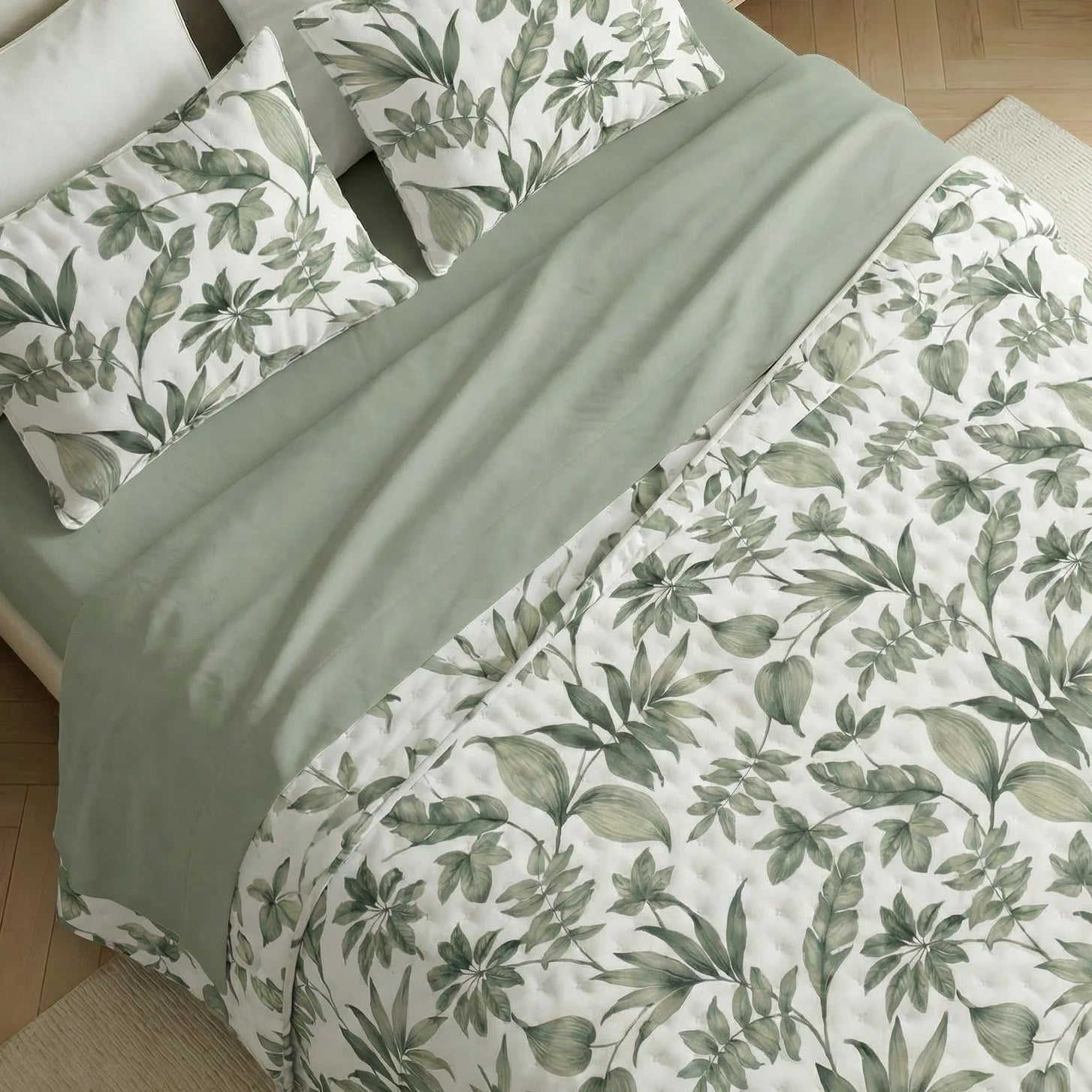 Couverture matelassée imprimée Ander douce au toucher