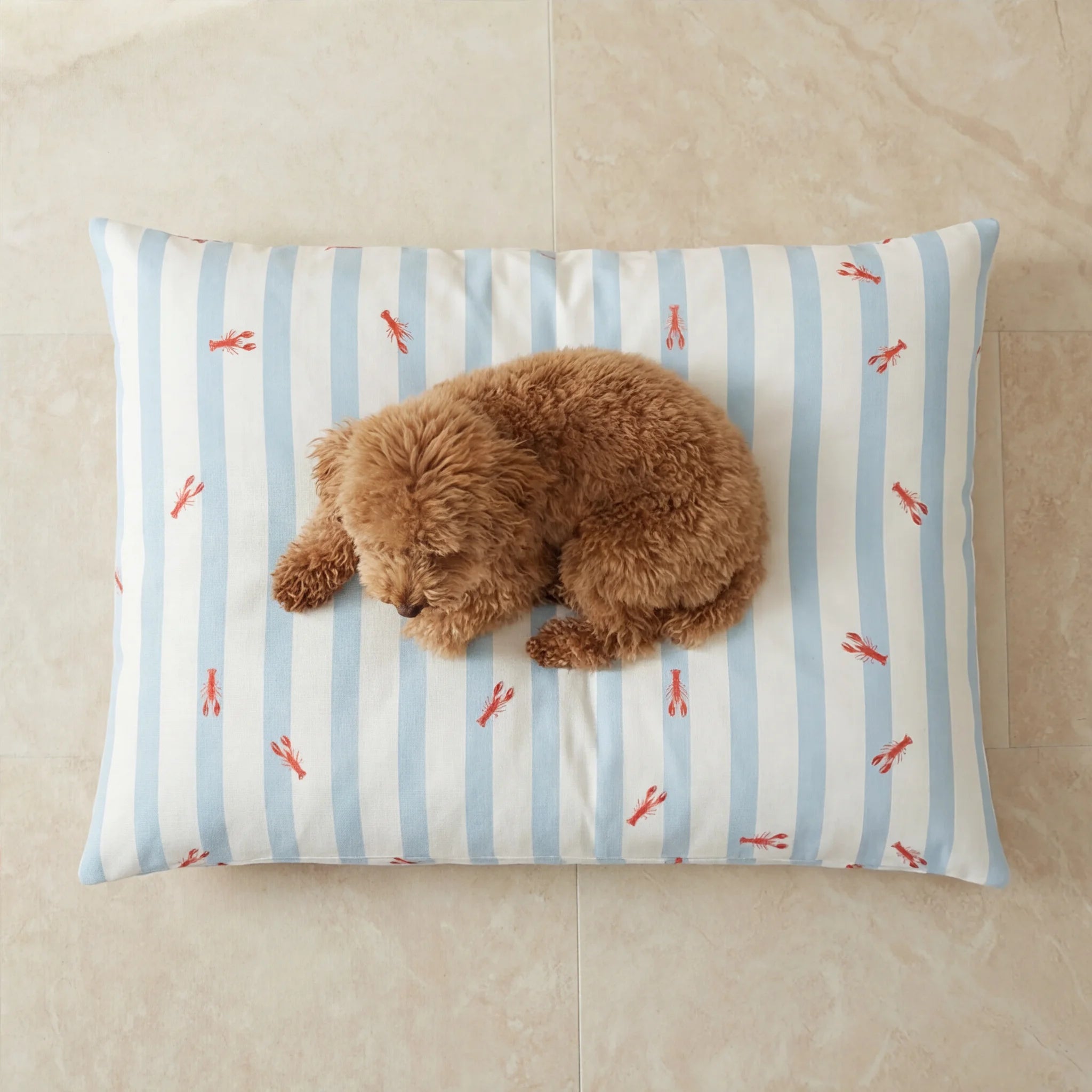 Anvi stain-resistant removable pet bed