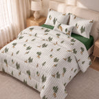 Edredón estampado acolchado Arbolina 35 tacto suave