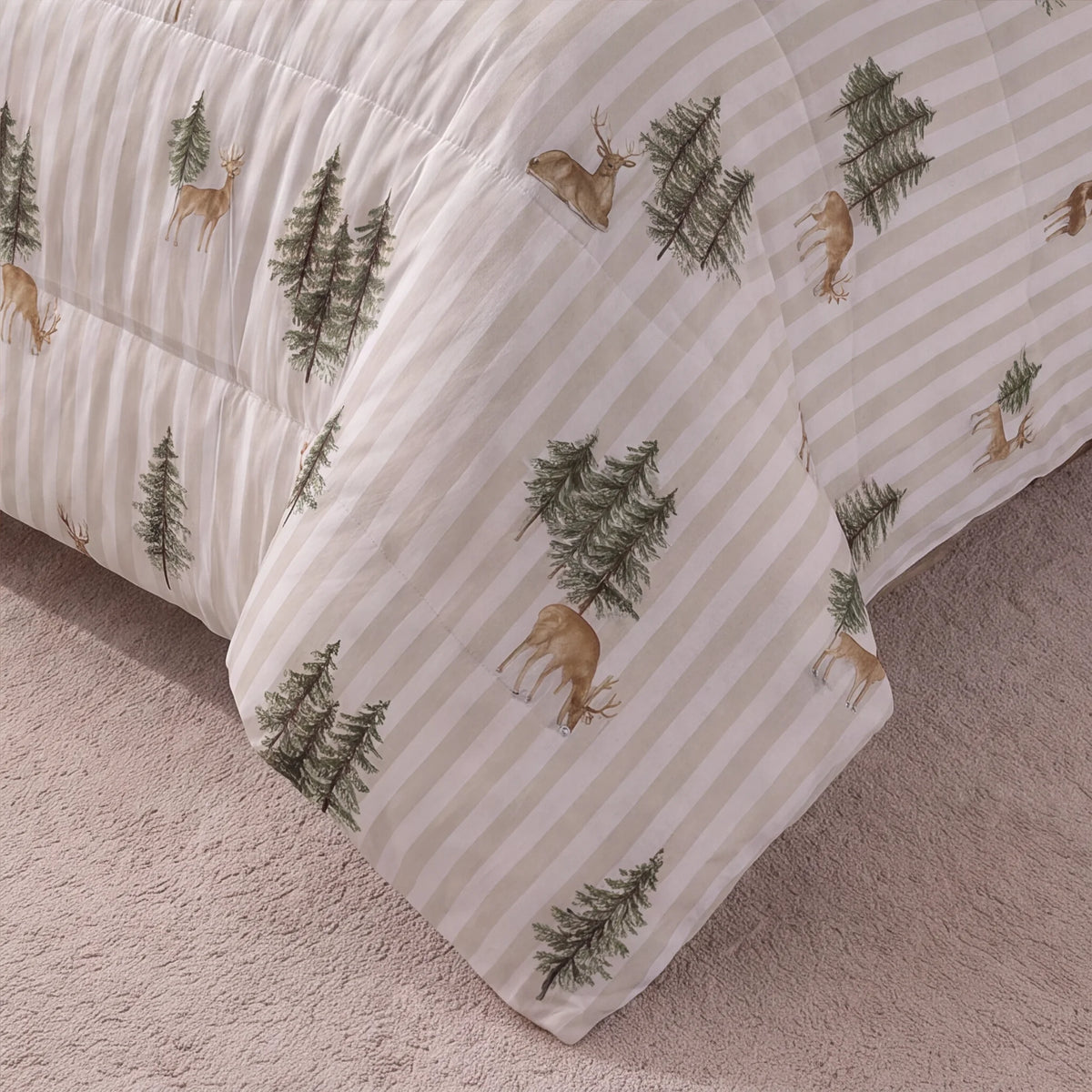 Edredón estampado acolchado Arbolina 35 tacto suave