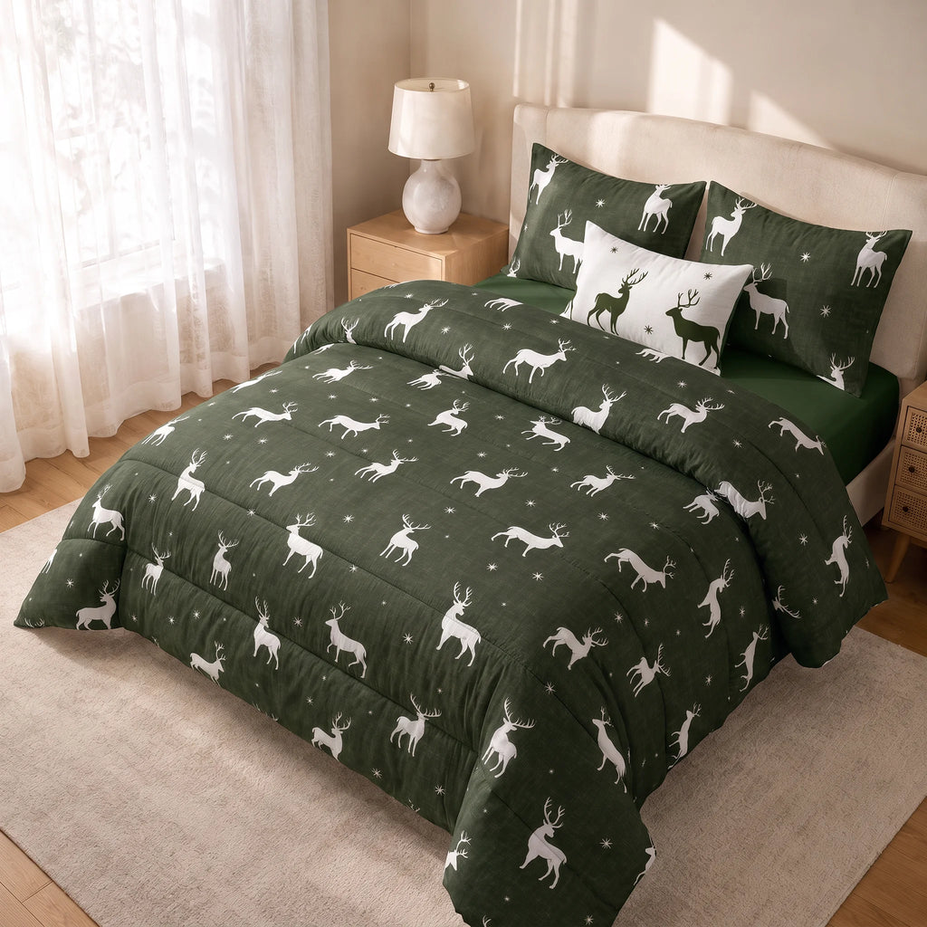 Edredón estampado acolchado Arbolina 41 tacto suave