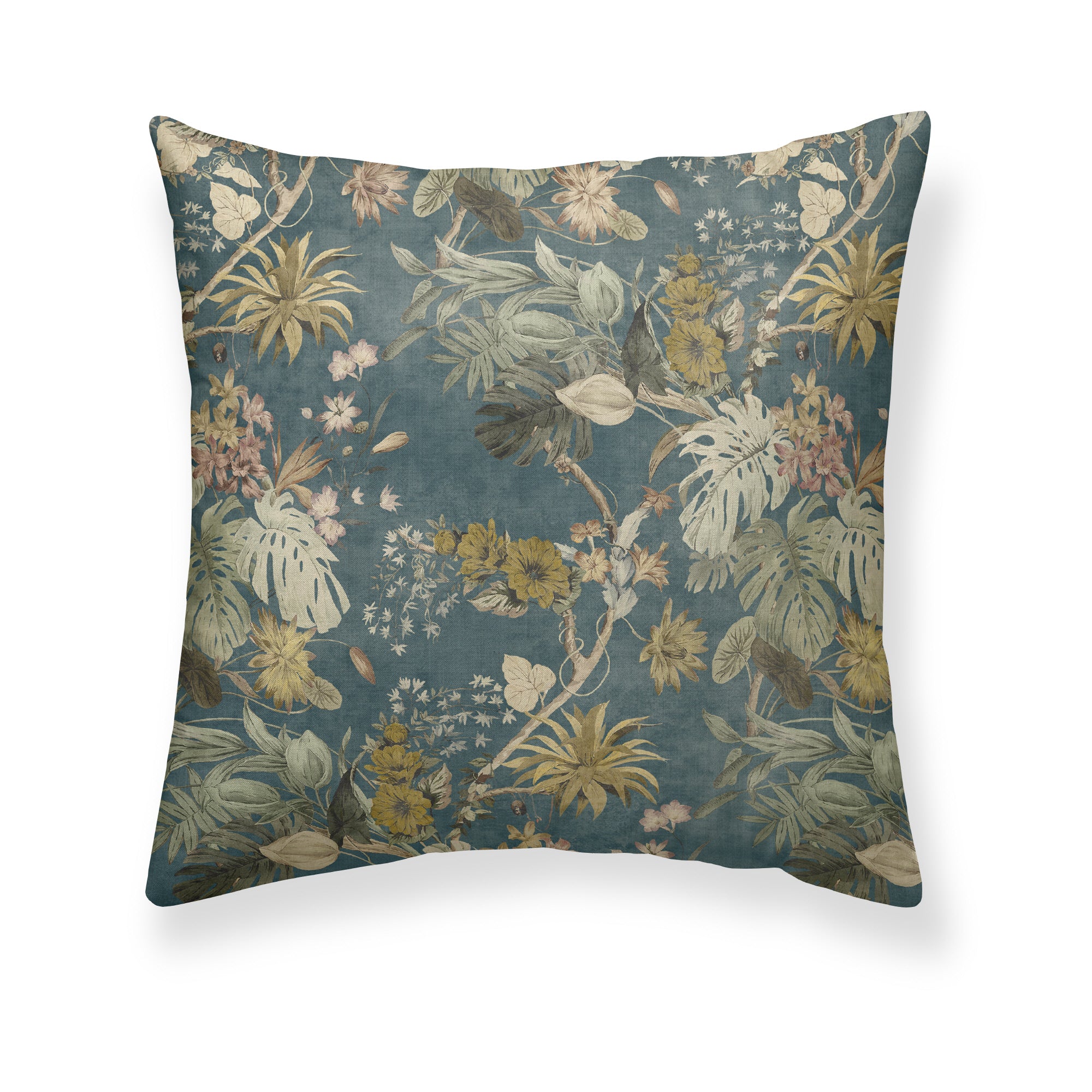 Taie d'oreiller Aspe bleue en percale 200 fils