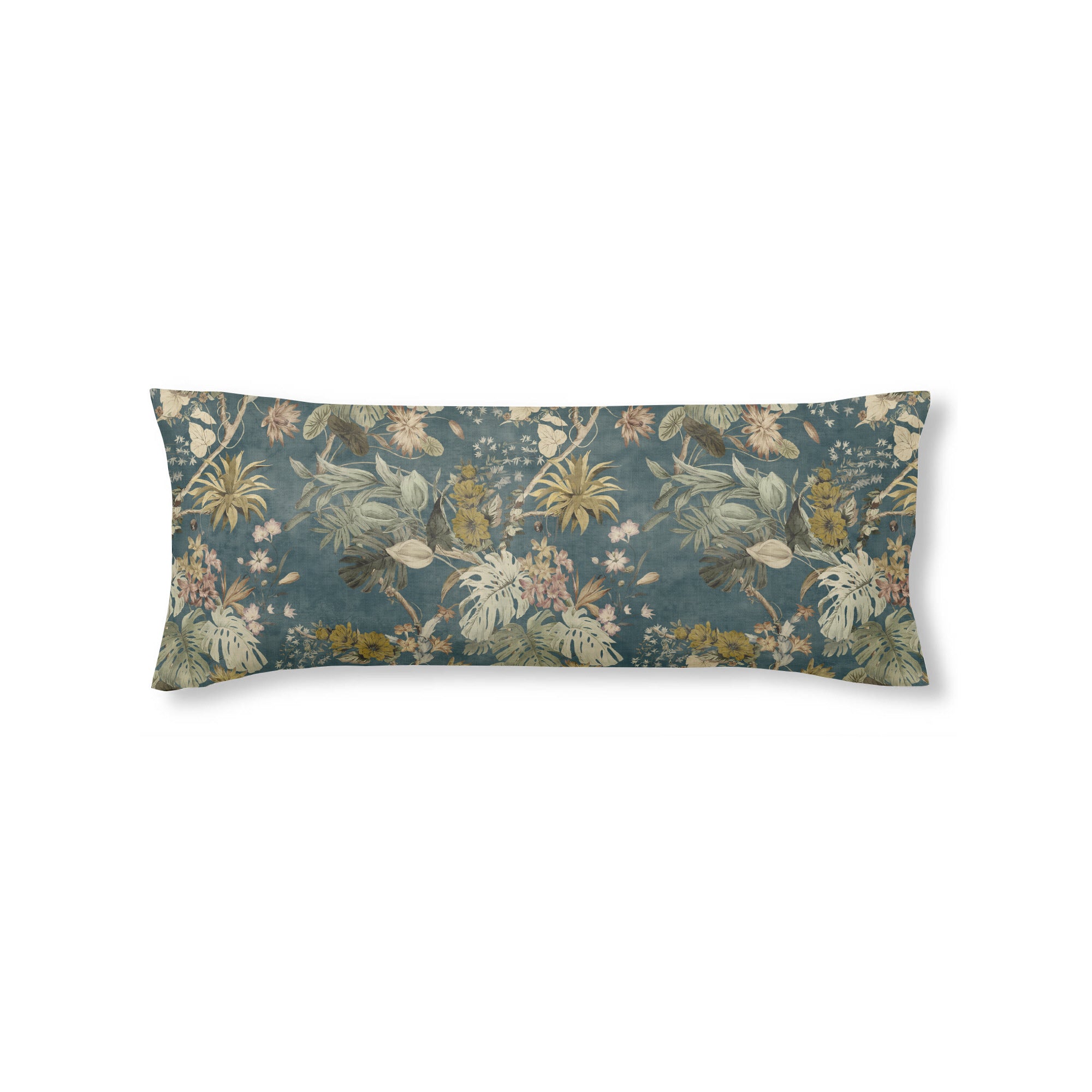 Taie d'oreiller Aspe bleue en percale 200 fils