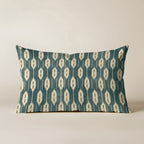100% cotton cushion cover 30x50 cm Aspe Blue Cont
