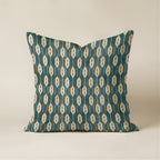 Funda de cojín 100% algodón 50x50 cm Aspe Azul Cont