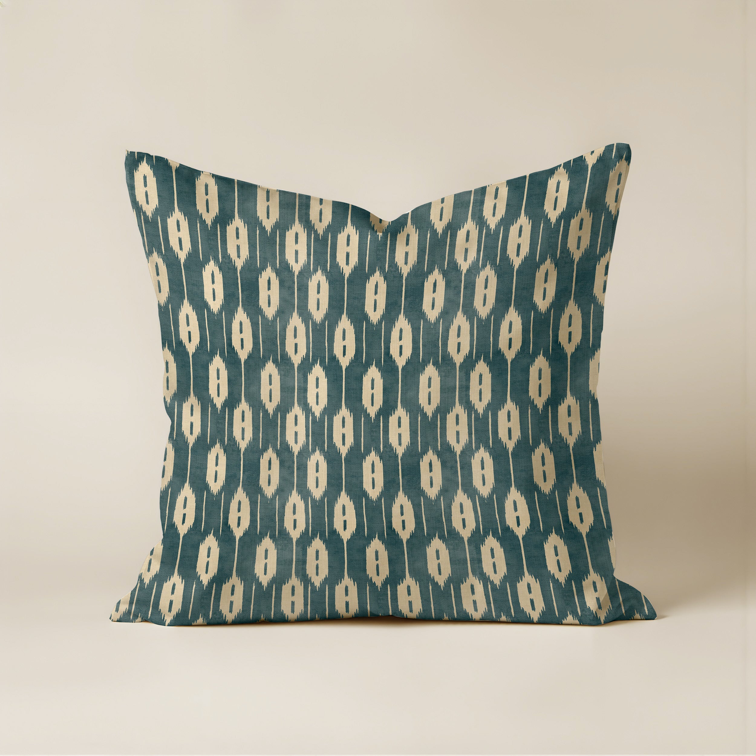 Housse de coussin 100% coton 50x50 cm Aspe Bleu Cont