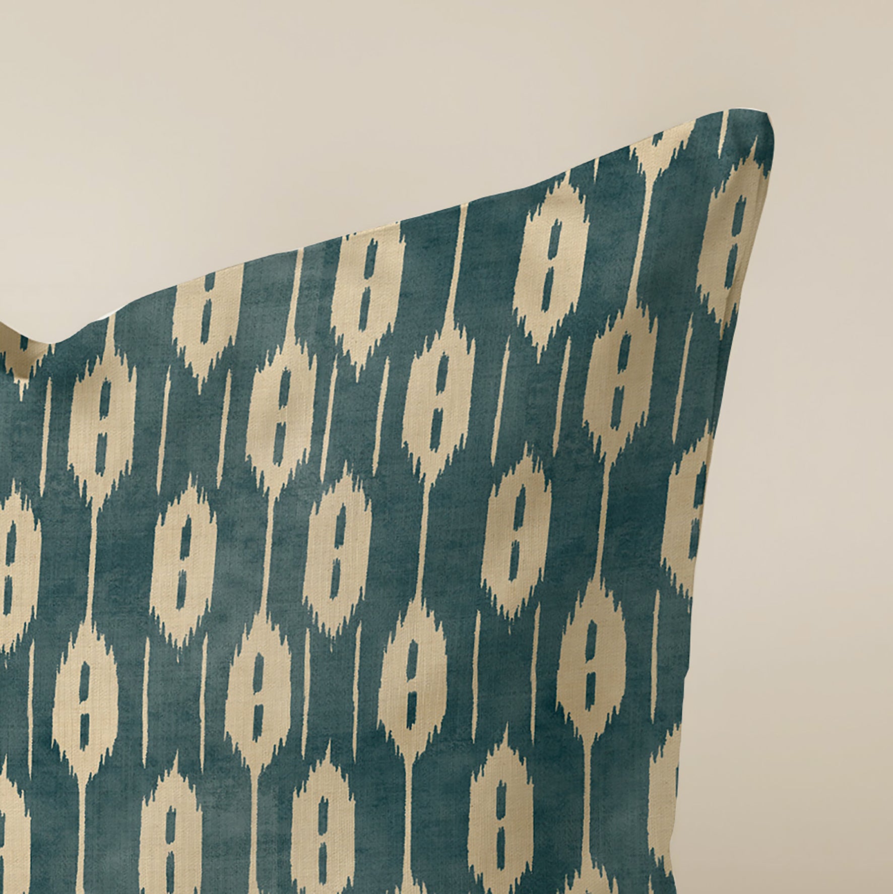 Housse de coussin 100% coton 50x50 cm Aspe Bleu Cont