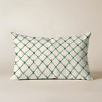 100% cotton cushion cover 30x50 cm Aspe Blue Diago Cont