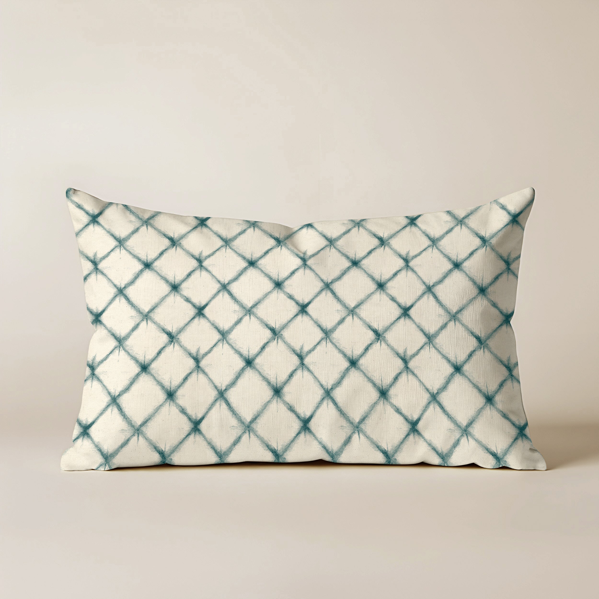 100% cotton cushion cover 30x50 cm Aspe Blue Diago Cont