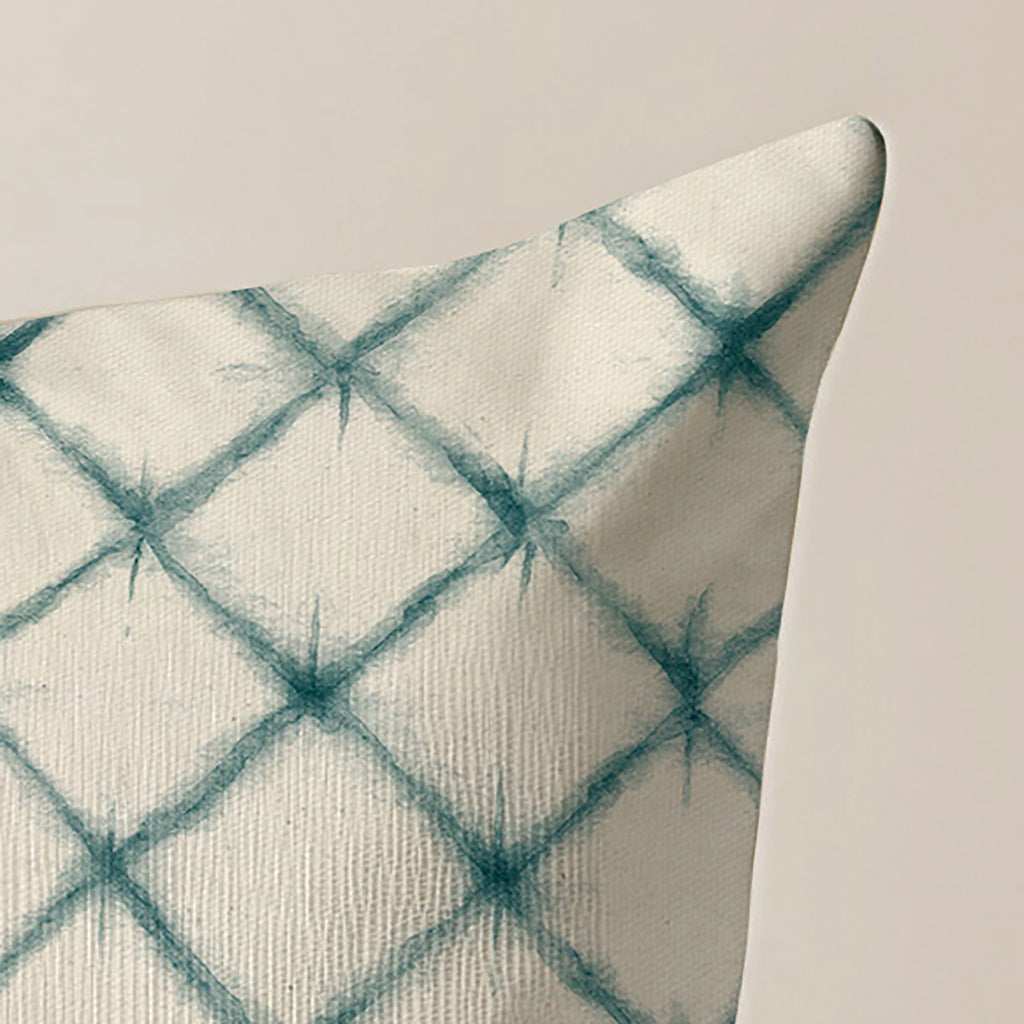 100% cotton cushion cover 30x50 cm Aspe Blue Diago Cont