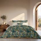 Funda nórdica Aspe Azul percal 200 hilos