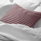 100% cotton Xmas Vichy pillowcase