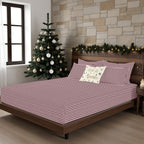 100% cotton Vichy Christmas fitted sheet