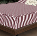 Christmas Vichy 100% cotton sheet set