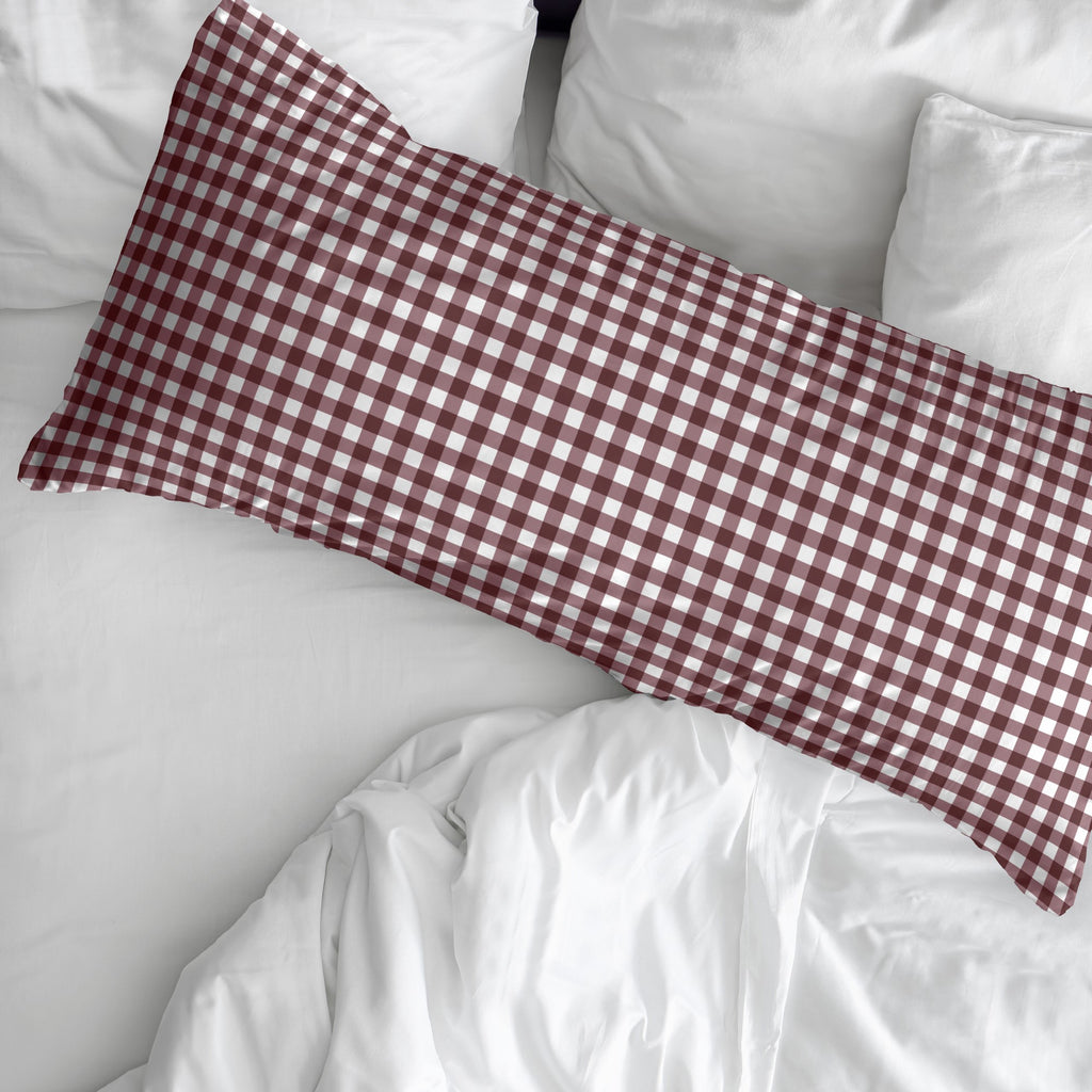 100% cotton Xmas Vichy pillowcase