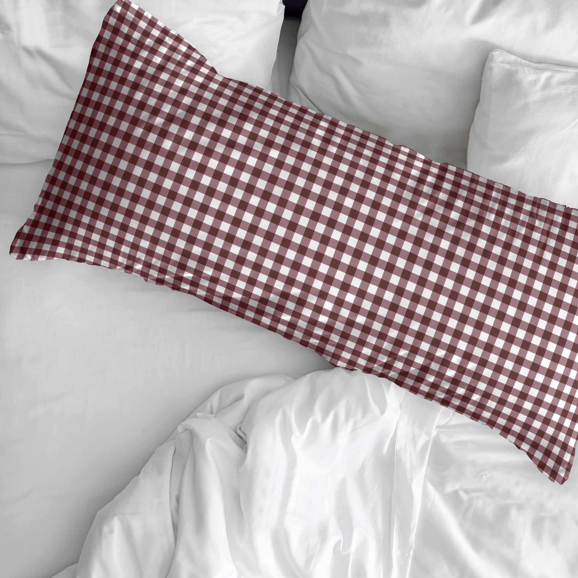 100% cotton Xmas Vichy pillowcase