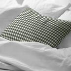 100% cotton pillowcase Xmas Vichy Green