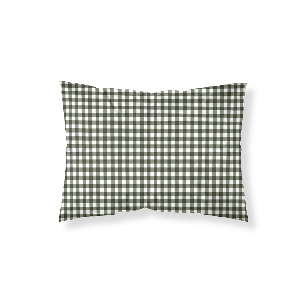 100% cotton pillowcase Xmas Vichy Green