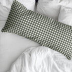 100% cotton pillowcase Xmas Vichy Green
