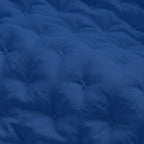 Plain quilted bedspread, Cobalt Blue, soft to the touch