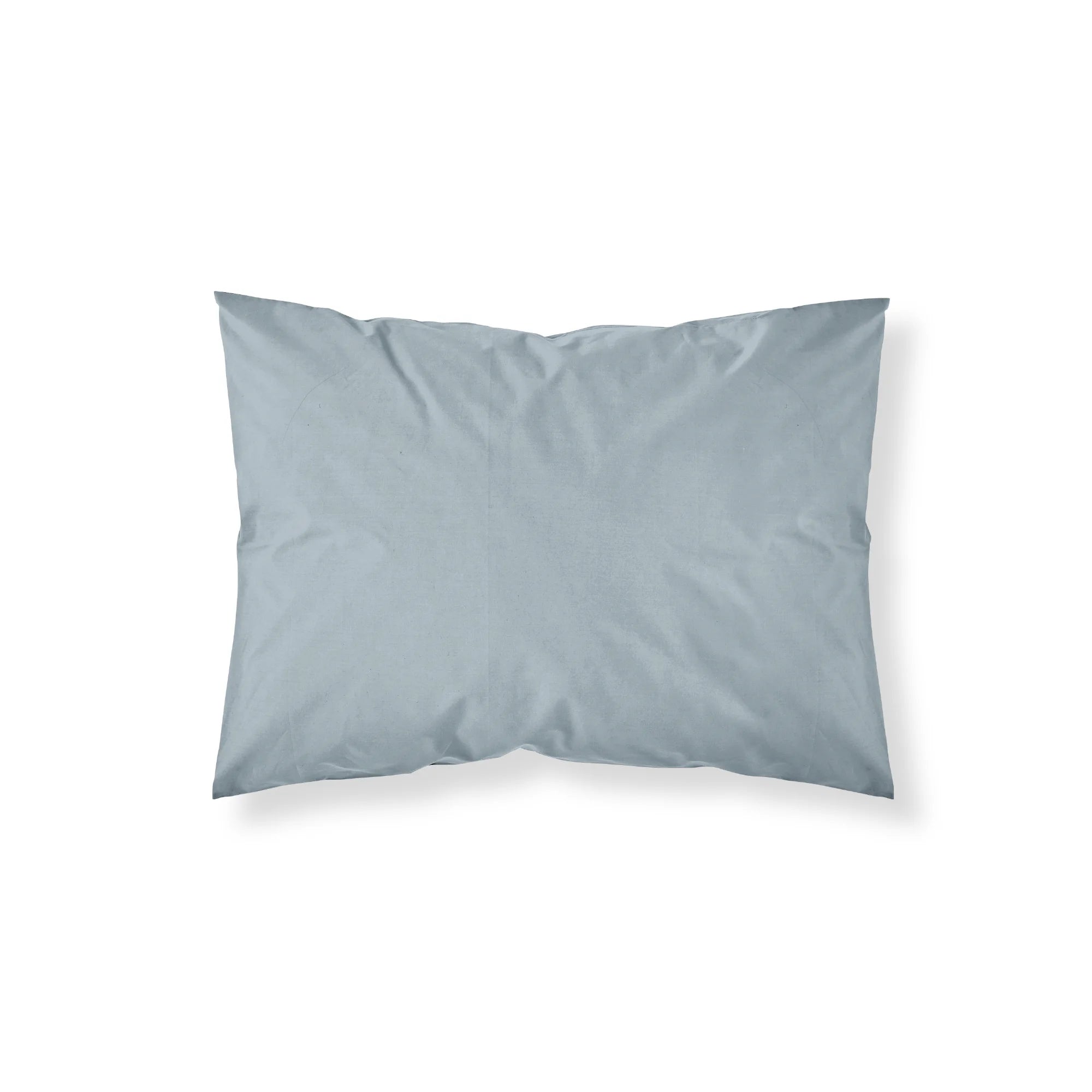 Funda de almohada percal 200 hilos lisa Azul Soft