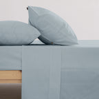 200 Thread Count Percale Sheet Set, Soft Blue