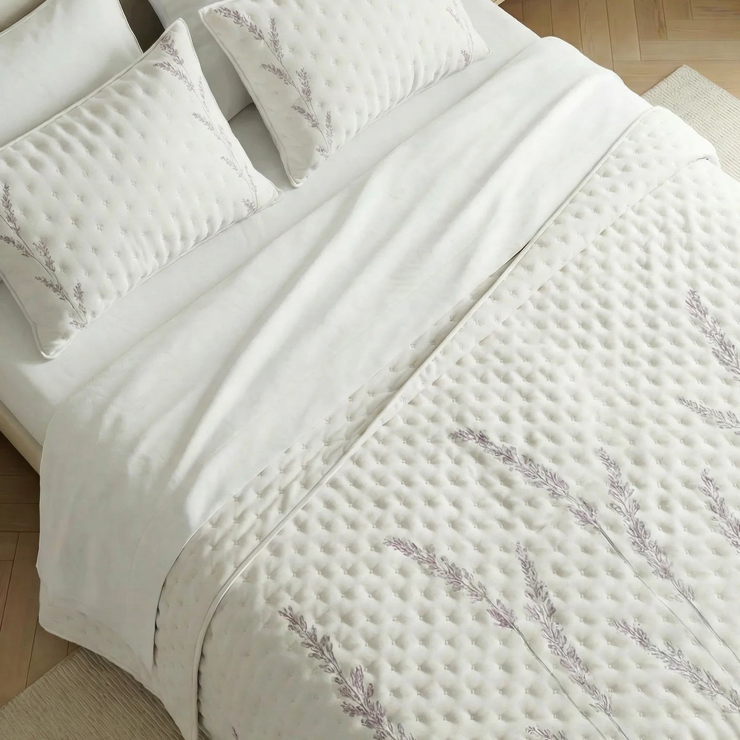 Couverture matelassée imprimée Bacarot, douce au toucher