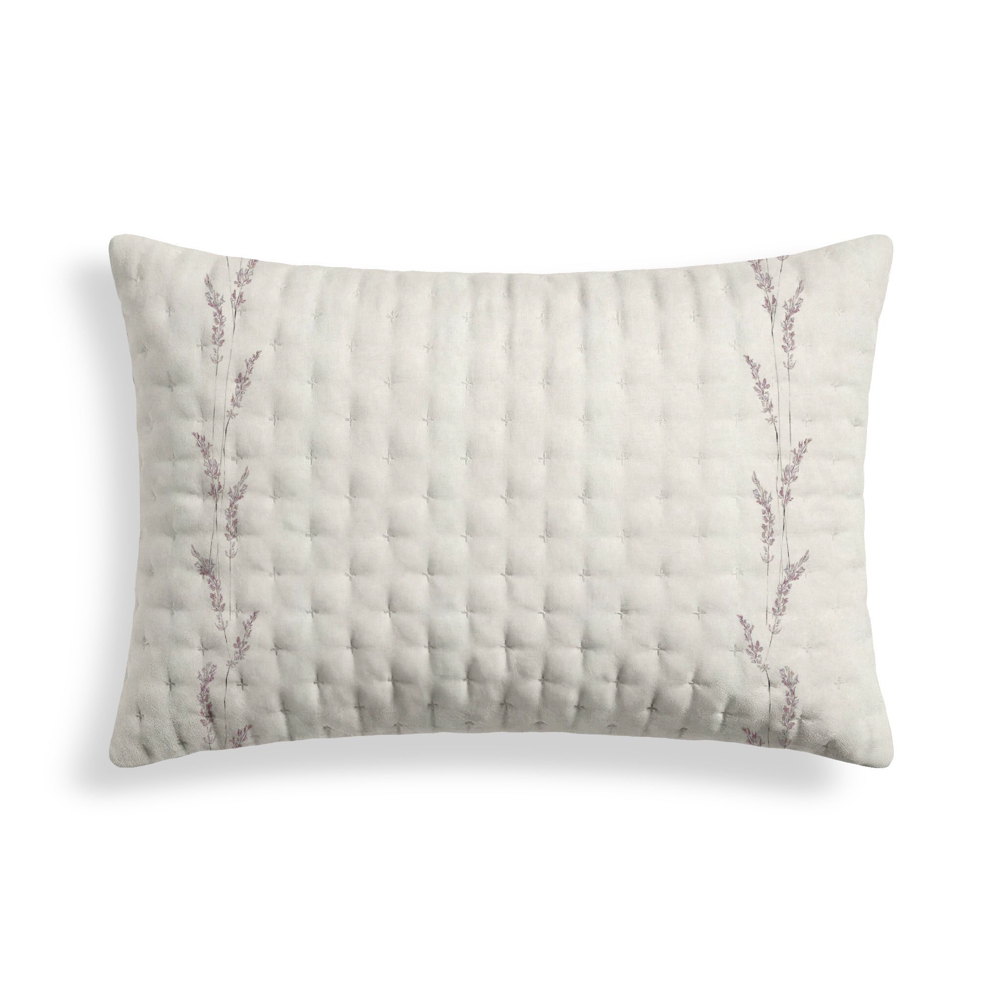 Bacarot printed quilted pillowcase 50x80 cm