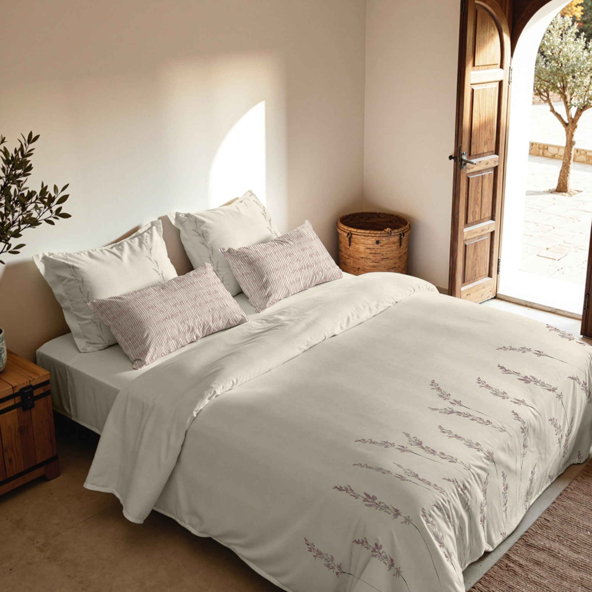 Bacarot 300 thread poplin duvet cover