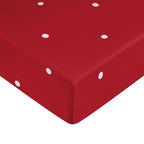 Laponia fitted sheet 47 red 100% cotton