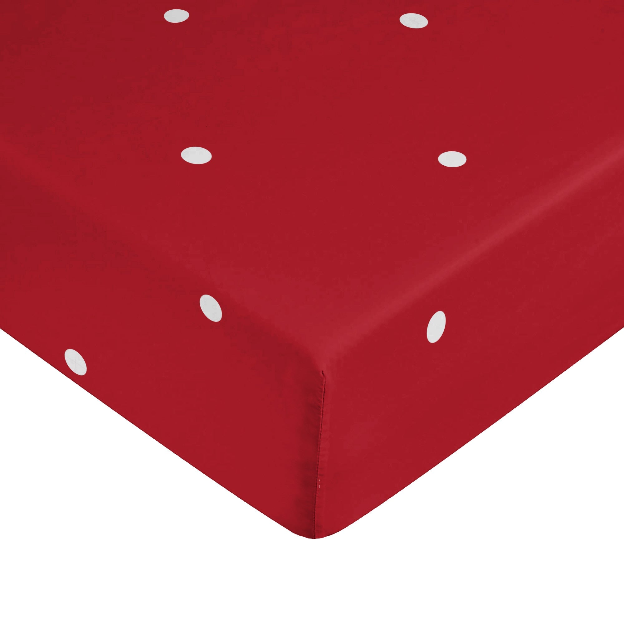 Laponia fitted sheet 47 red 100% cotton