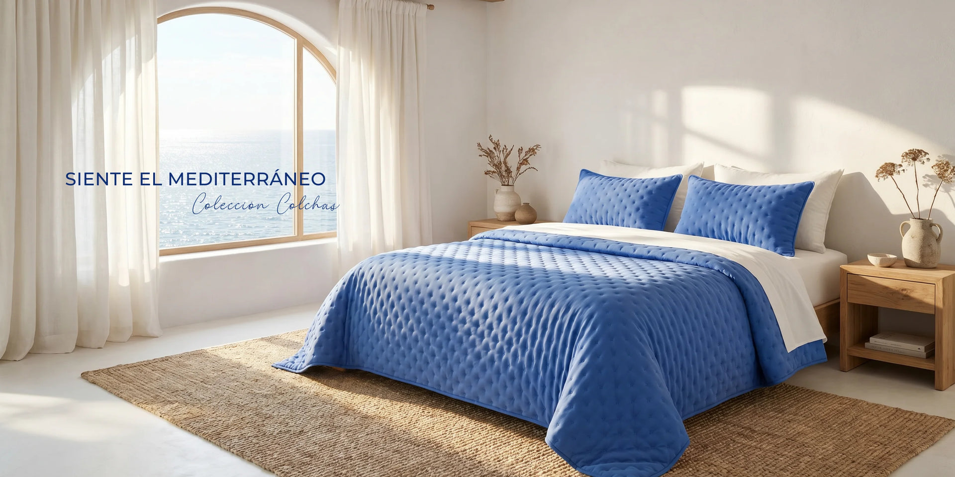 Banner verano 2026 colcha azul 