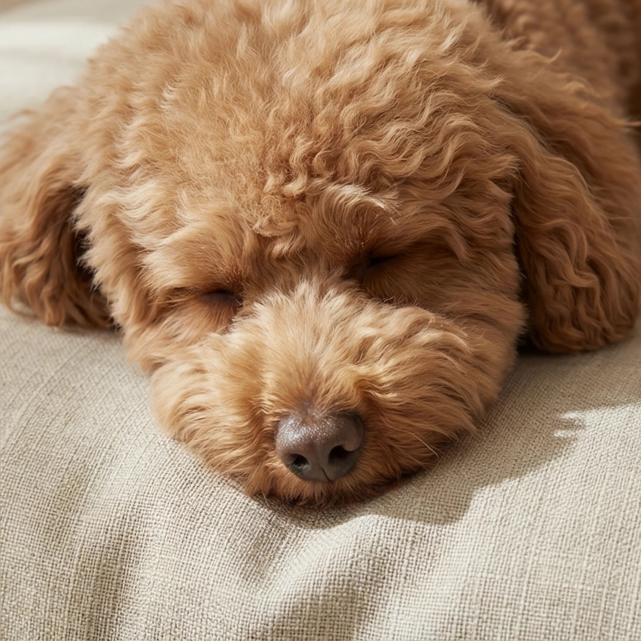 Funda para cama de mascota antimanchas Beig Medio