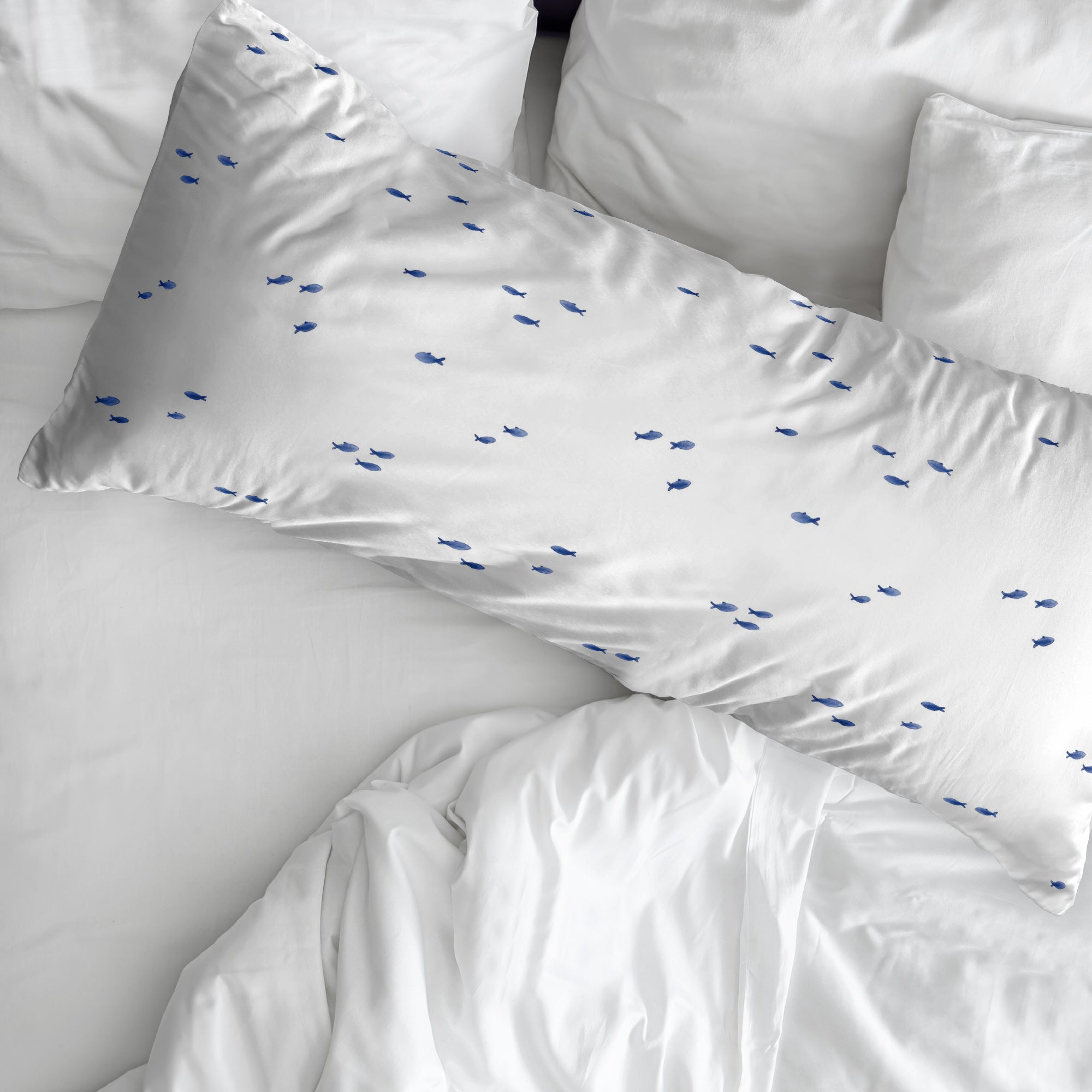 Taie d'oreiller Bellreguard en percale 200 fils
