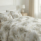 Bloom Beige printed bouti quilt soft touch