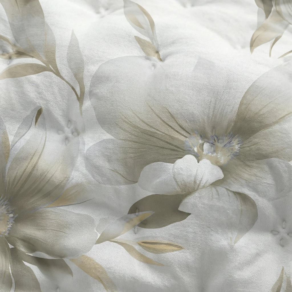 Bloom Beige printed bouti quilt soft touch