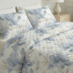 Bloom Blue printed bouti quilt soft touch