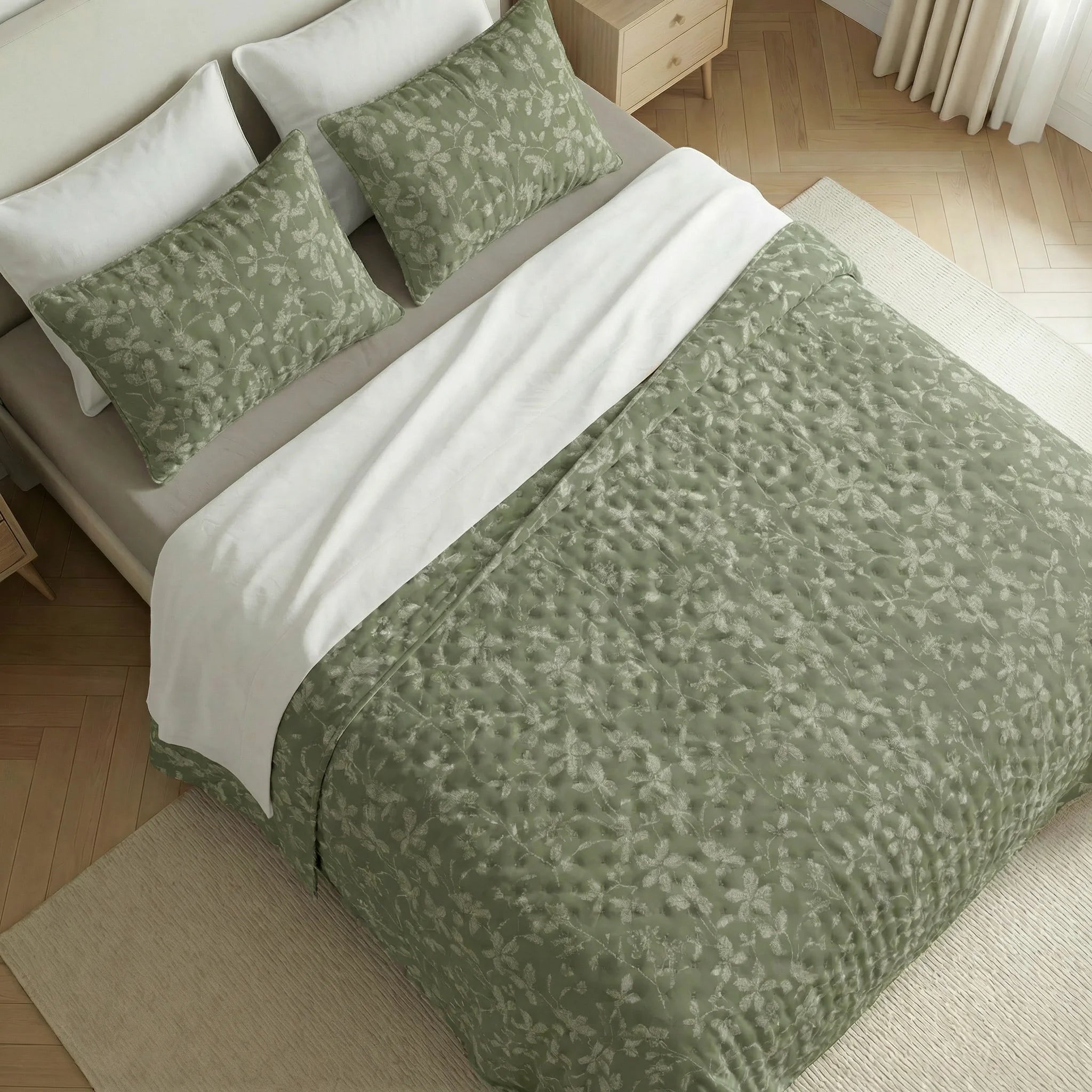 Couvre-lit imprimé Bolbaite au toucher doux